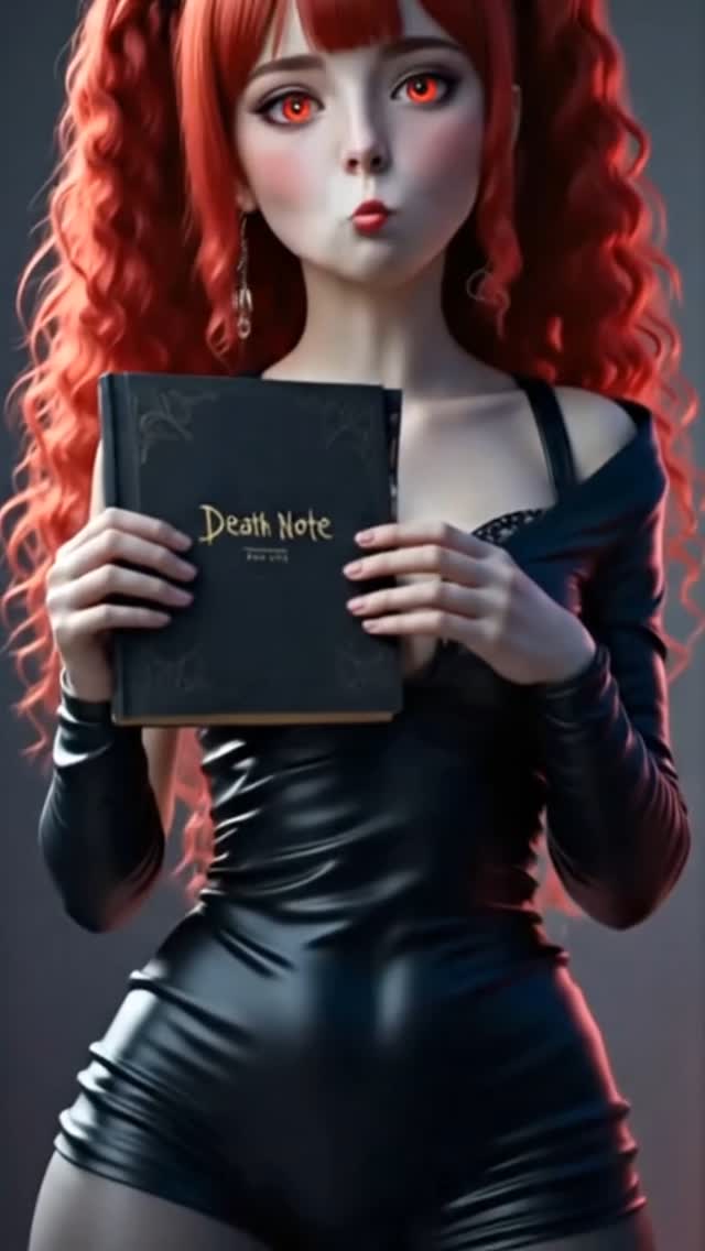 Valiente con Ojos de Shinigami ️ #deathnote #shinigami #redhair # ...