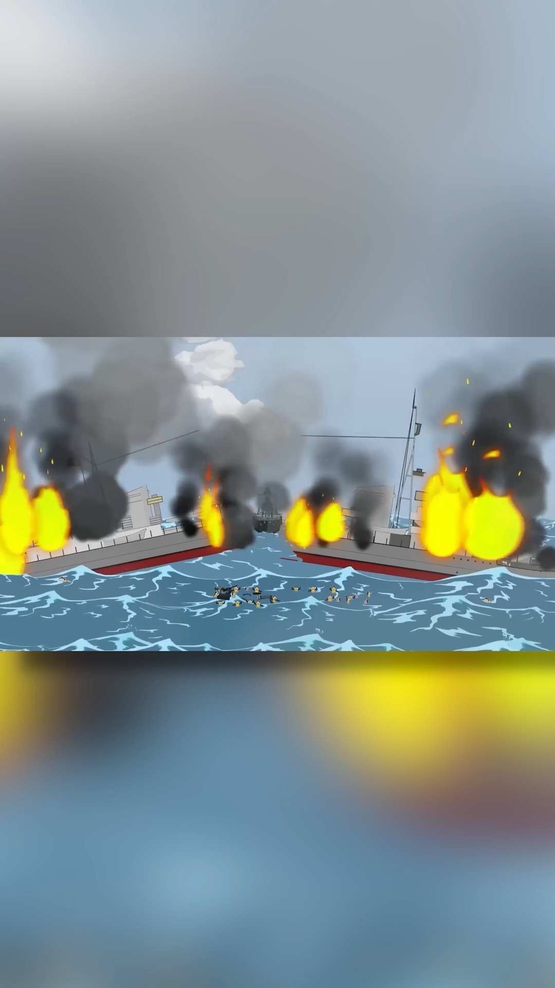 This Battleship Sunk Itself to Win #WW2 #WarHistory #WWII