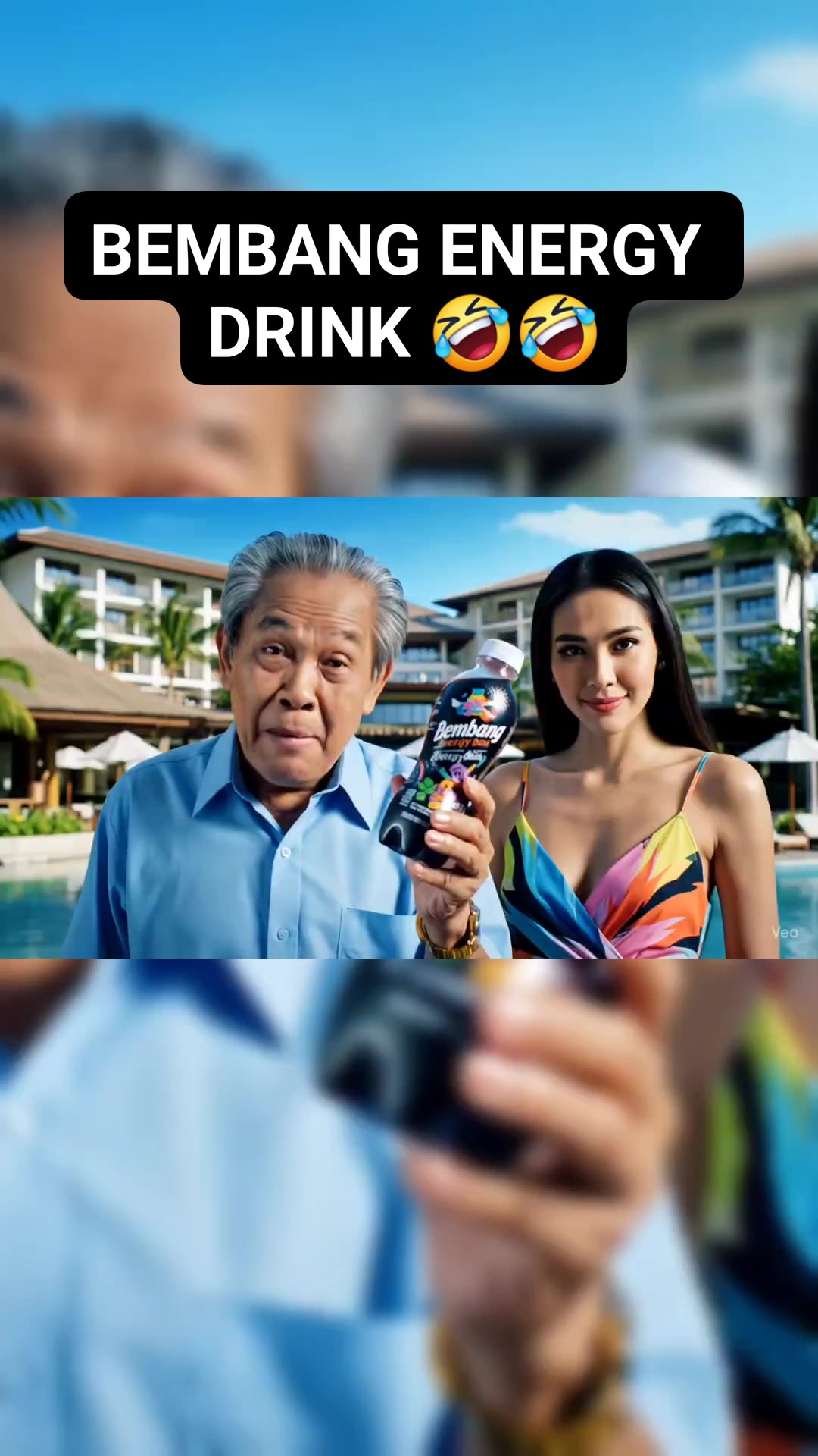 BEMBANG ENERGY DRINK 🤣🤣🤣 #aigenerated #veo3 #AI | Lola Aida Core and ...