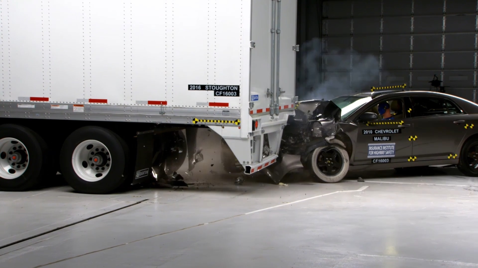 A strong rear underride guard can help save a life when a passenger ...