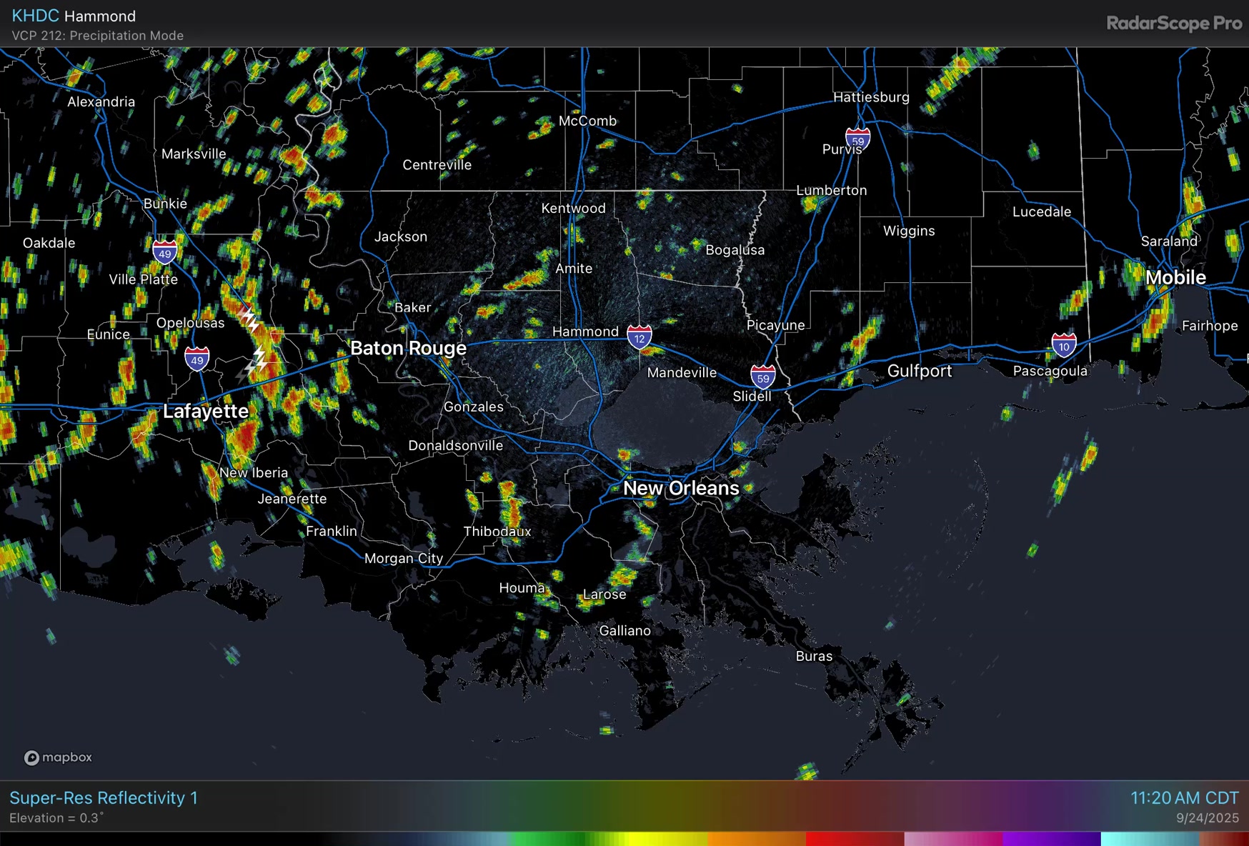1154a - Scattered to numerous showers and a few thunderstorms are ...