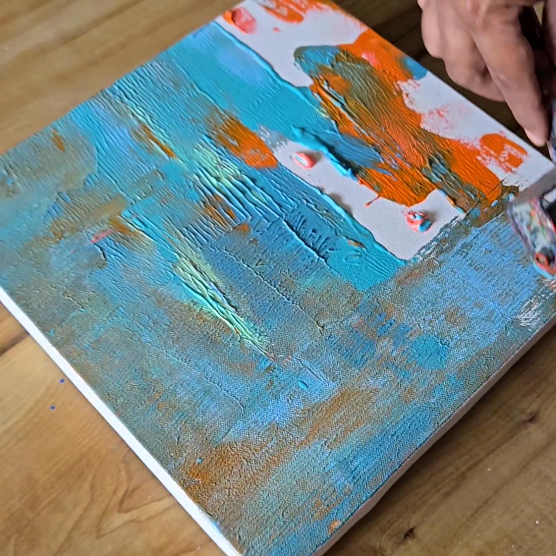 Amazing painting technique 😍😍😍 Acrylic abstract painting 🎨💫 ️ ...