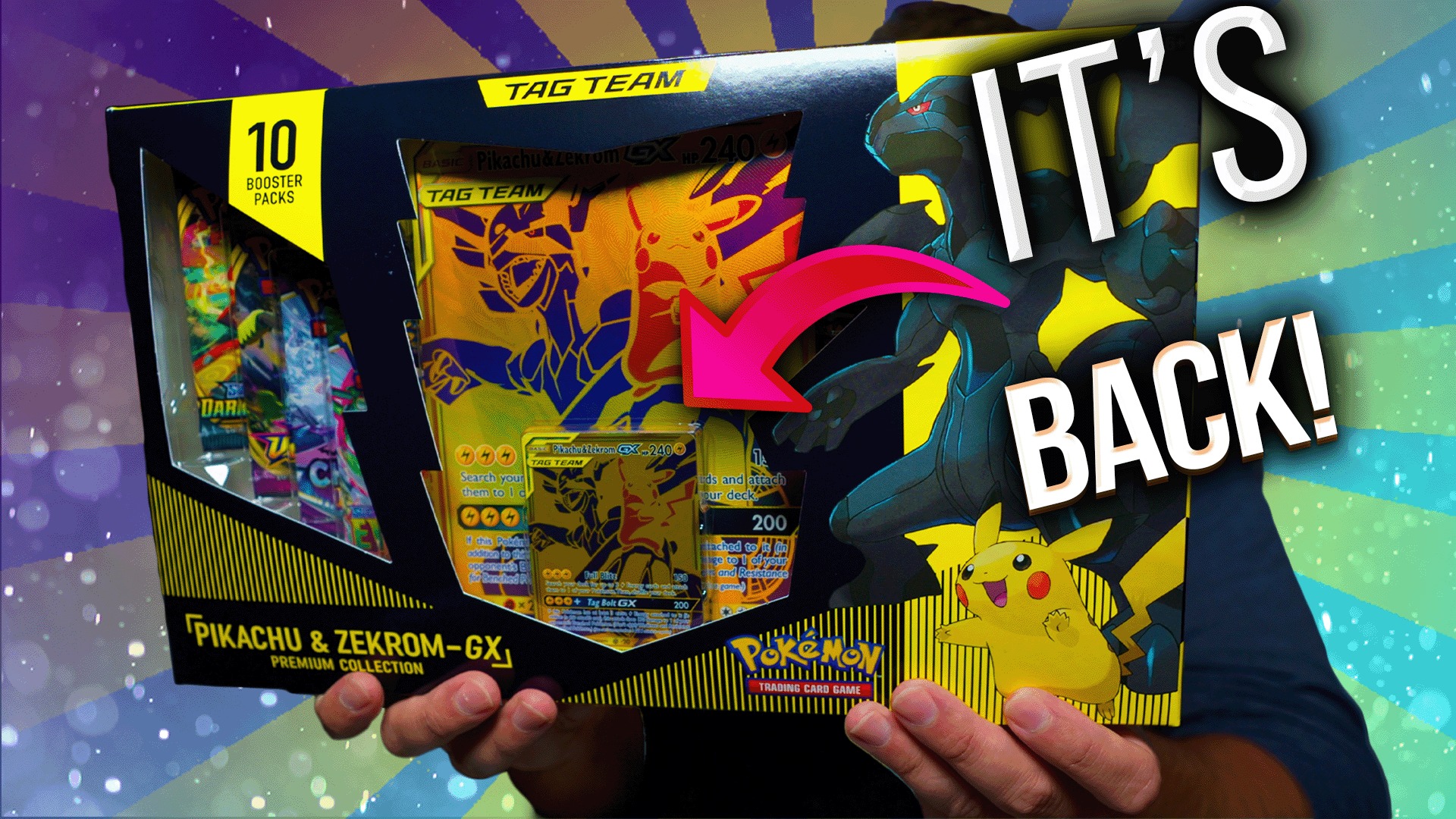 pokemon tag bolt booster box TCG Scarlet & Violet 10.5 Black Elite Trainer : Toys & Games players and collectors can experience the diversity and richness of the Pokmon universe Pokmon TCG Sun & Moon