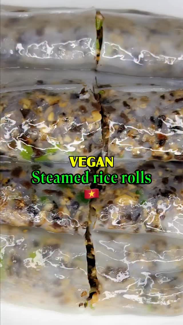 Vietnamese steamed rice rolls with rice paper 😱 No flour. No steamer ...