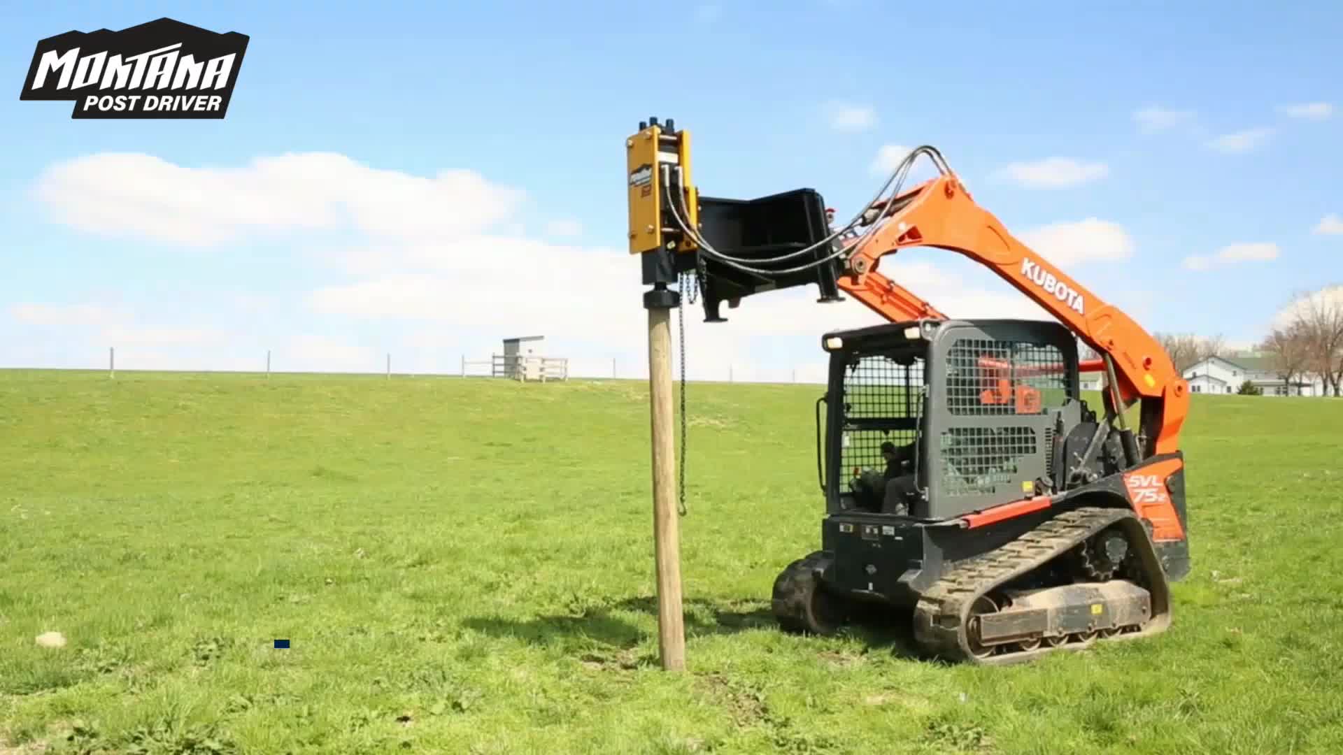 The Montana Post Driver is a fast and efficient way to plant different ...