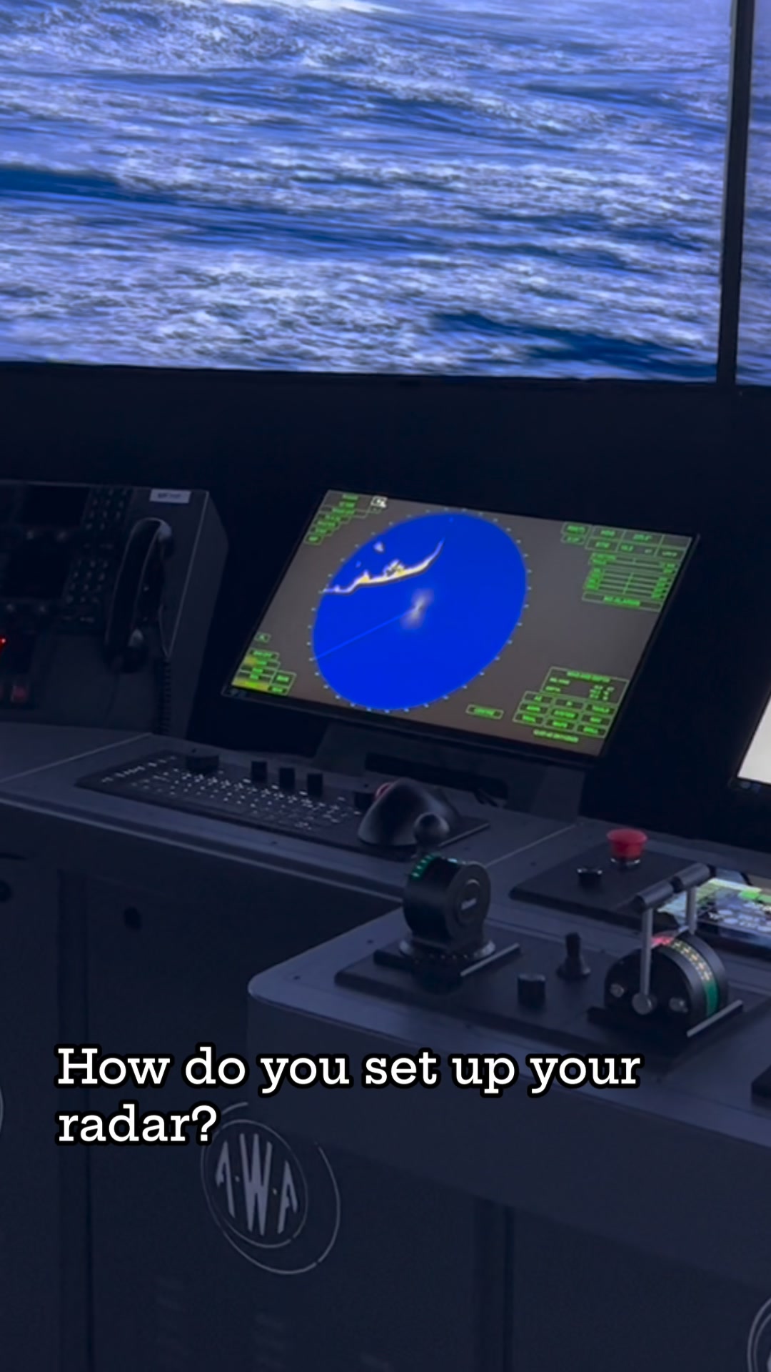 Proper Radar setup = good decision power. Sea or ground stabilised ...