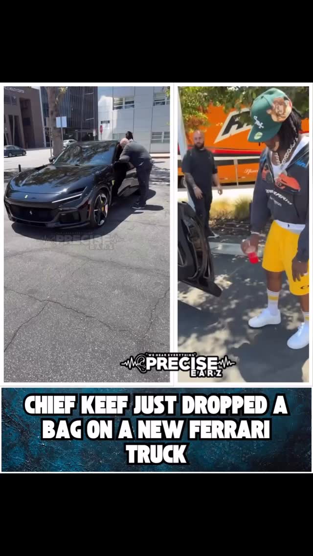 I can’t lie, that Ferrari truck looking more like a suv. Chief Keef ...