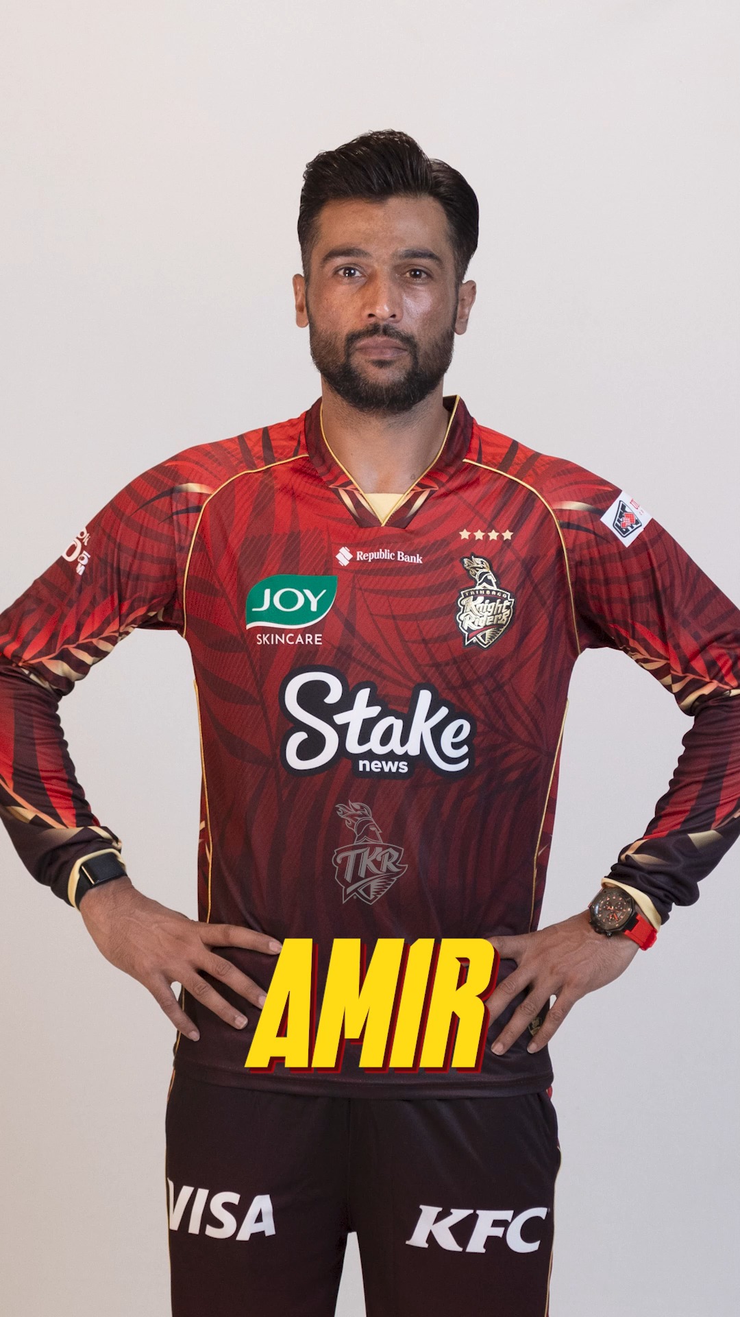 A for Amir. A for Aura 😎 Mohammad Amir | #WeAreTKR | # ...