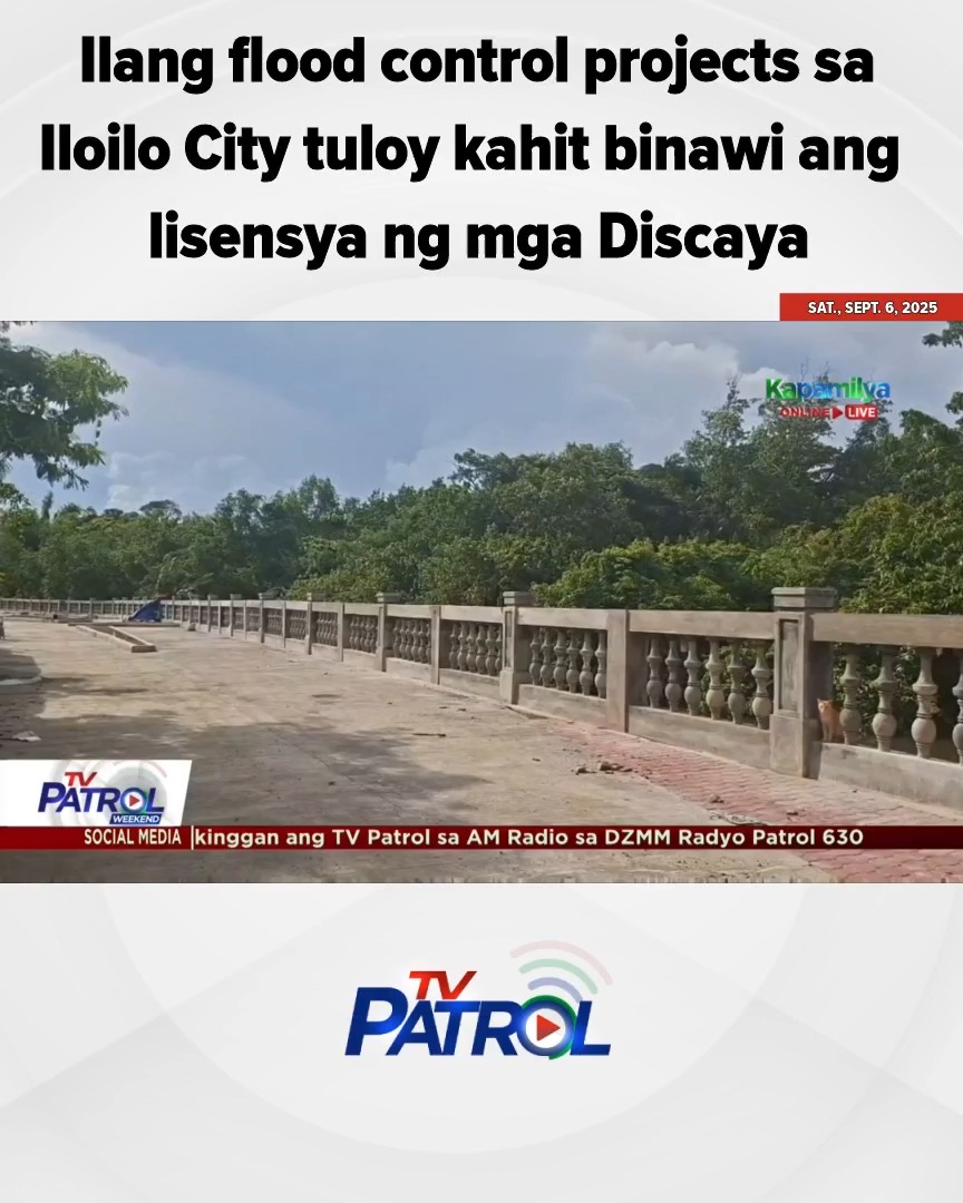 Ilang flood control projects sa Iloilo City tuloy kahit binawi ang ...