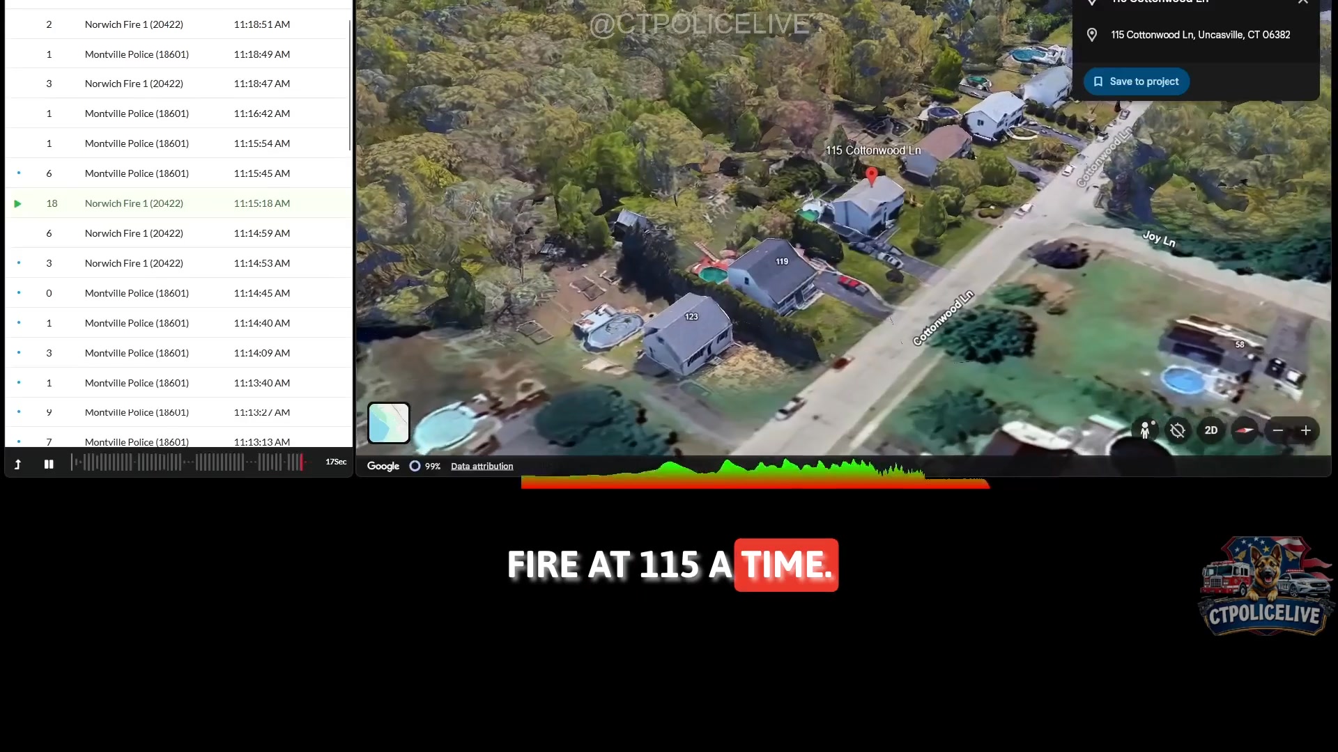 🔥 BREAKING - Fire: Fully Involved Structure Fire – Uncasville 📍 ...