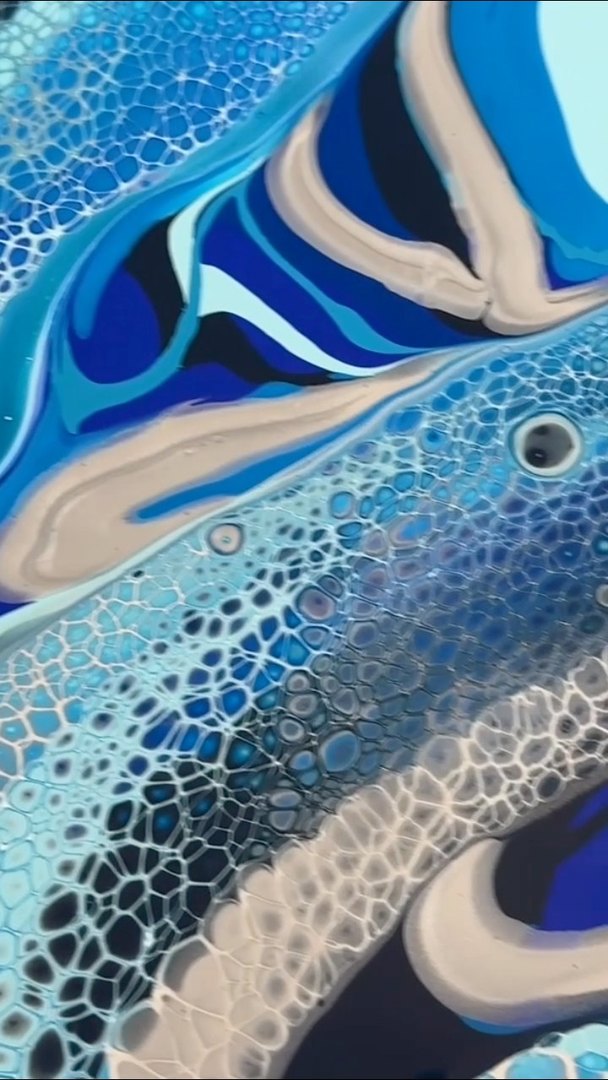 This is just acrylic paint and water ONLY and it’s created some ...