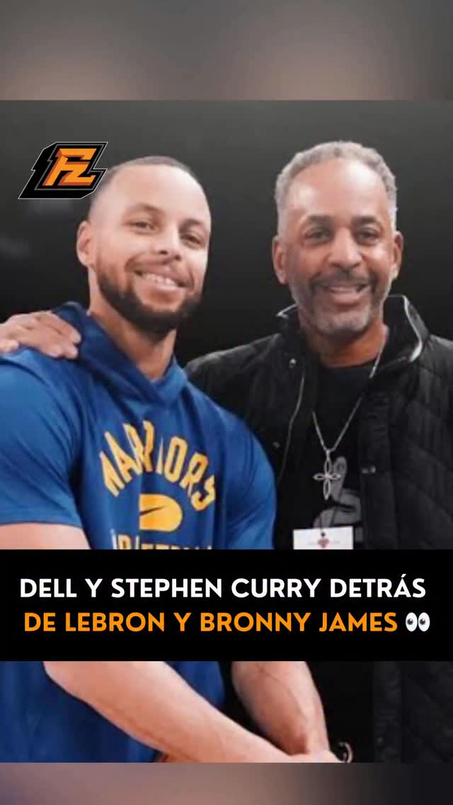 Padre e hijo encendidos 🔥🏀 Con ese triple, Stephen y Dell Curry ...