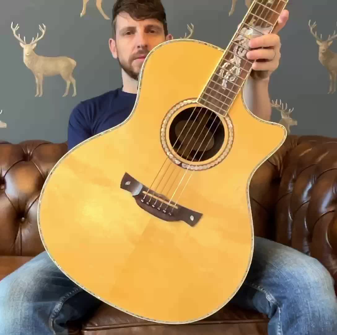 2007 Crafter Peacock 34th Anniversary PK-Rose Electro Acoustic