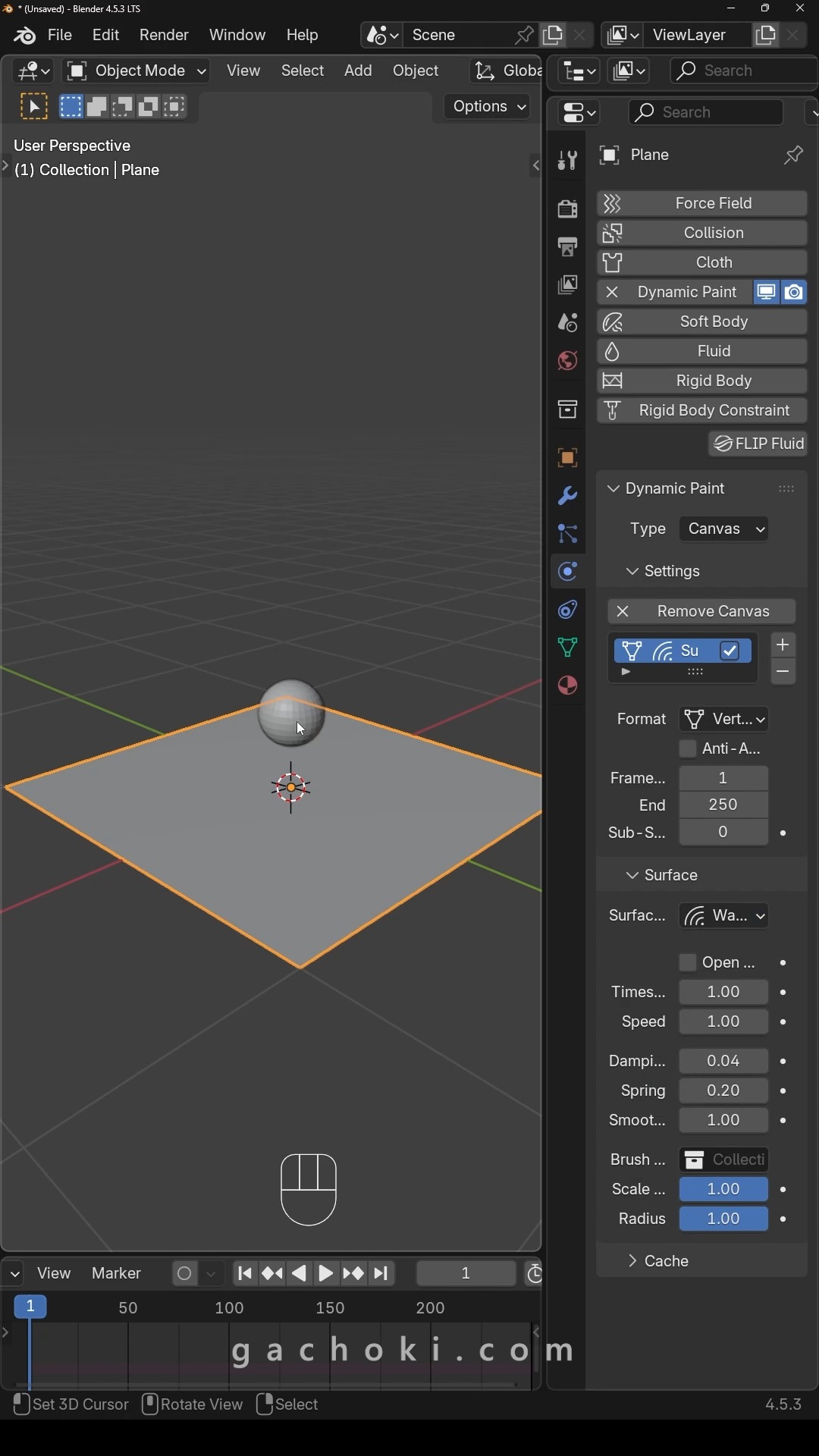 Create realistic ripples in Blender Project file https://gachoki.com ...