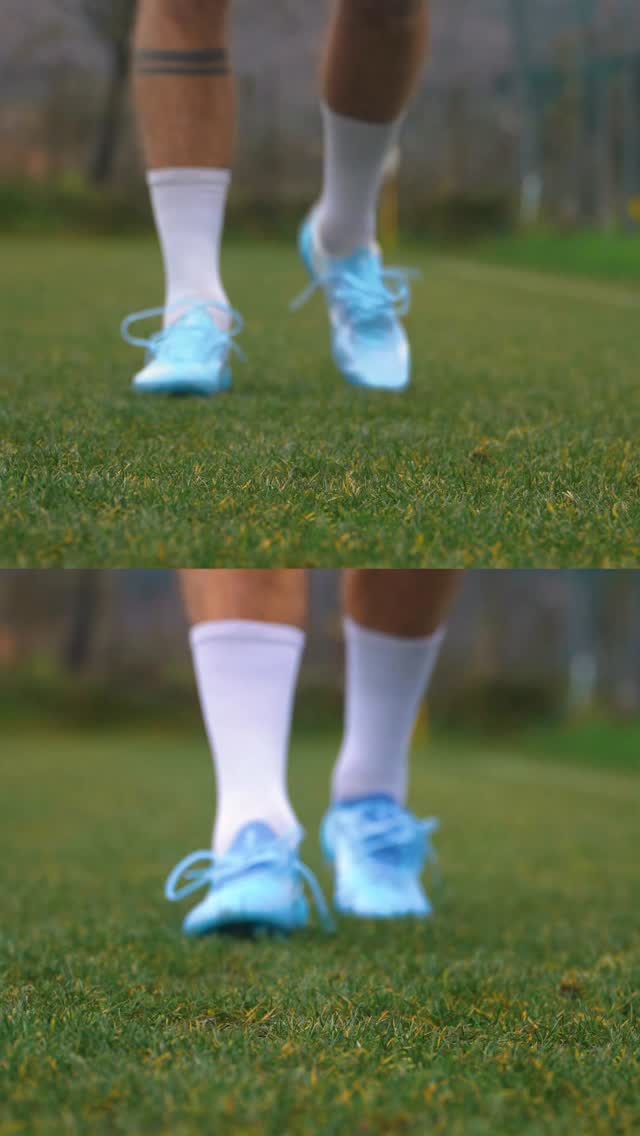 The @mizunofootballofficial Unity Sky Pack on pitch. Both Alpha
