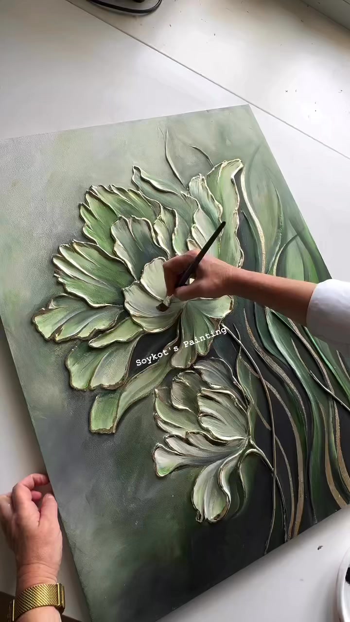 Satisfying Texture painting.. ️ FOLLOW Soykot's Painting..😊 “Note: This ...