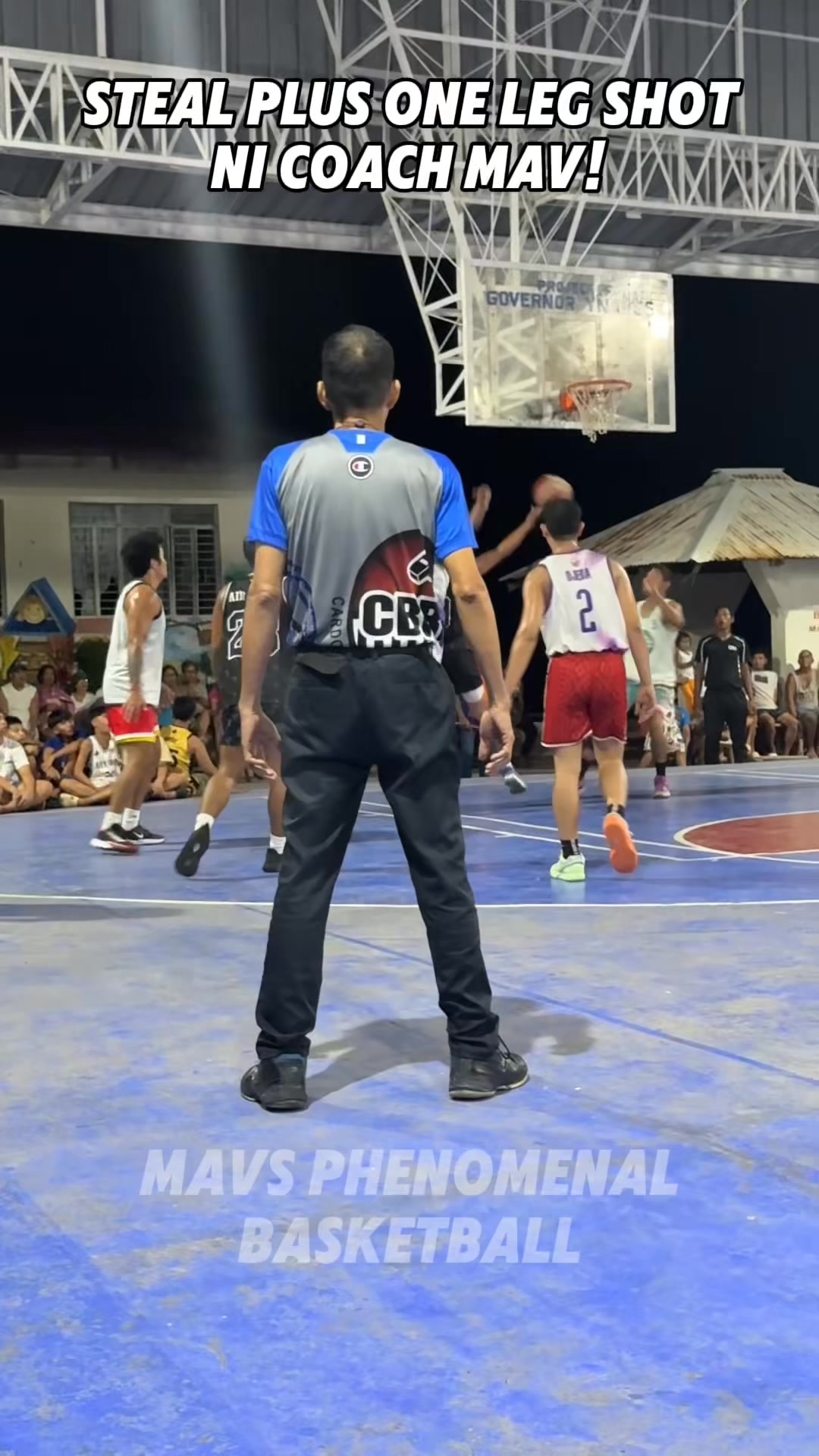 Steal sabay one leg three ni Coach Mav! | Mav's Phenomenal Basketball ...