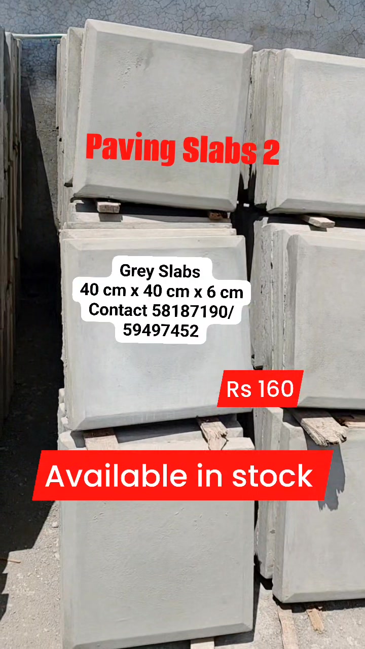 SOLD OUT 👈 Heavy-duty slabs are an excellent choice for driveways/yard ...