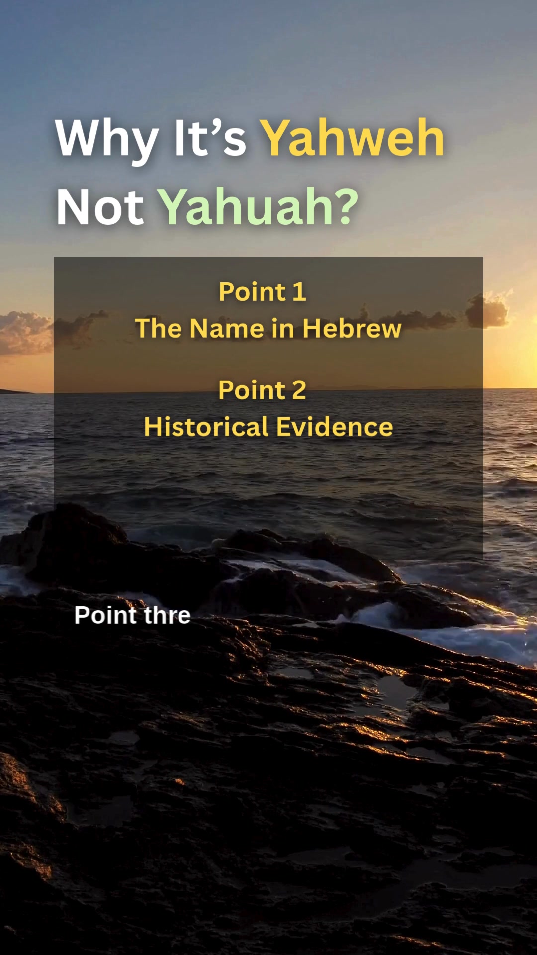 Many are confused about the true Name of our Creator. Some say ‘Yahuah ...