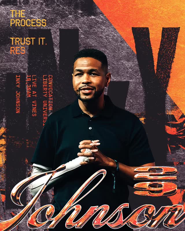 Guess who 👀 @inkyjohnsonmotivate TOMORROW!! | Liberty University Office ...