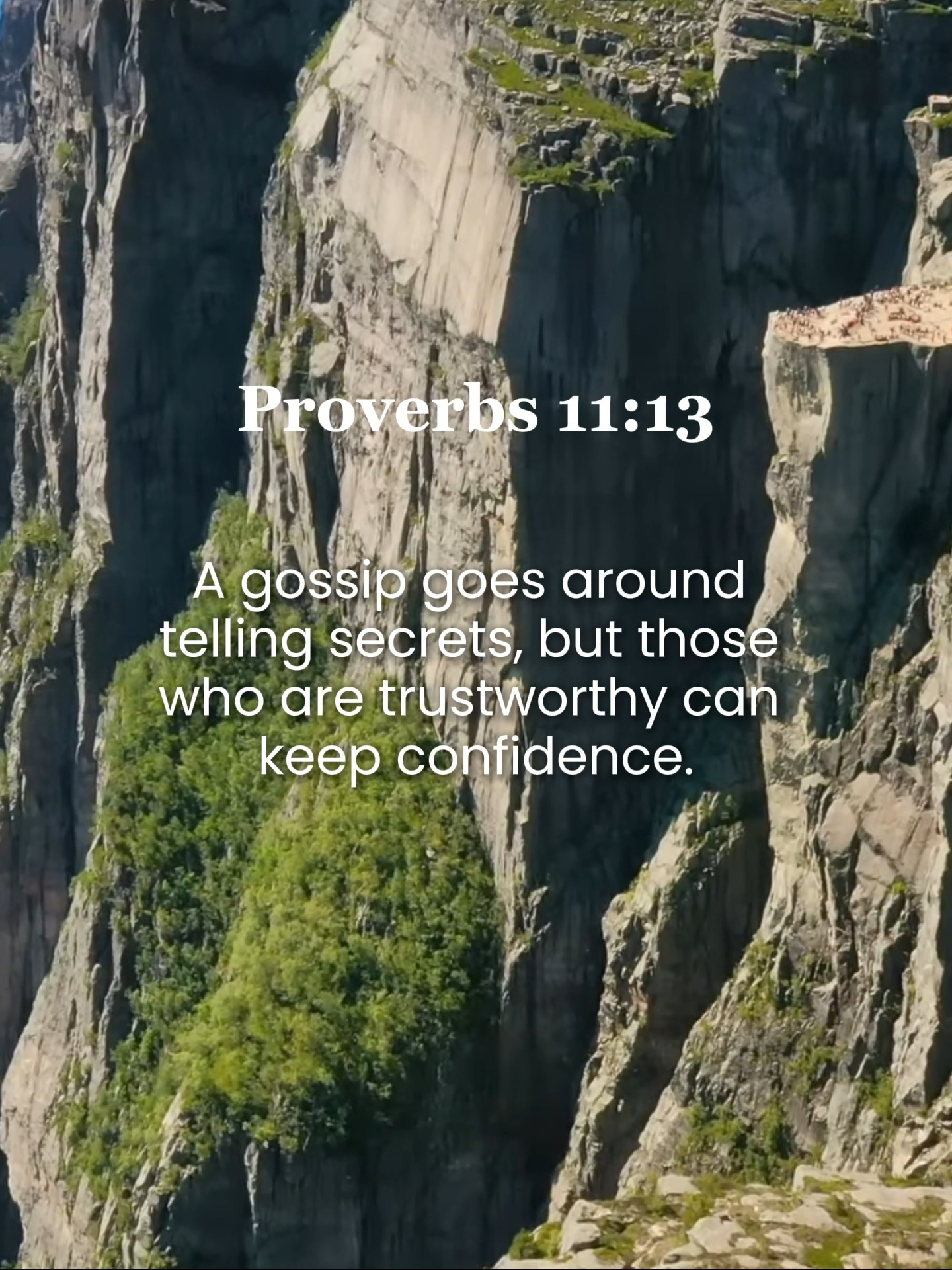 Proverbs 11:13 