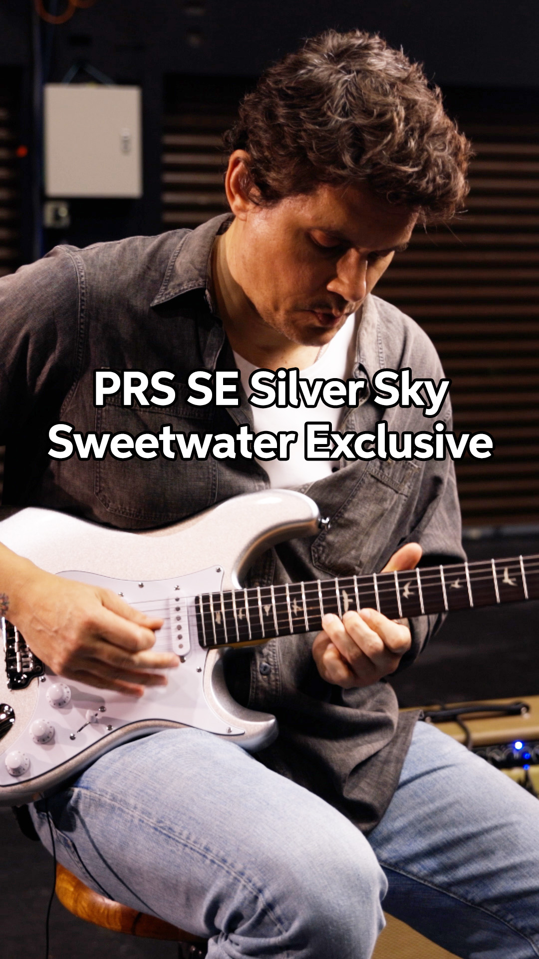 Check out John Mayer jamming on the new PRS Guitars SE Silver Sky