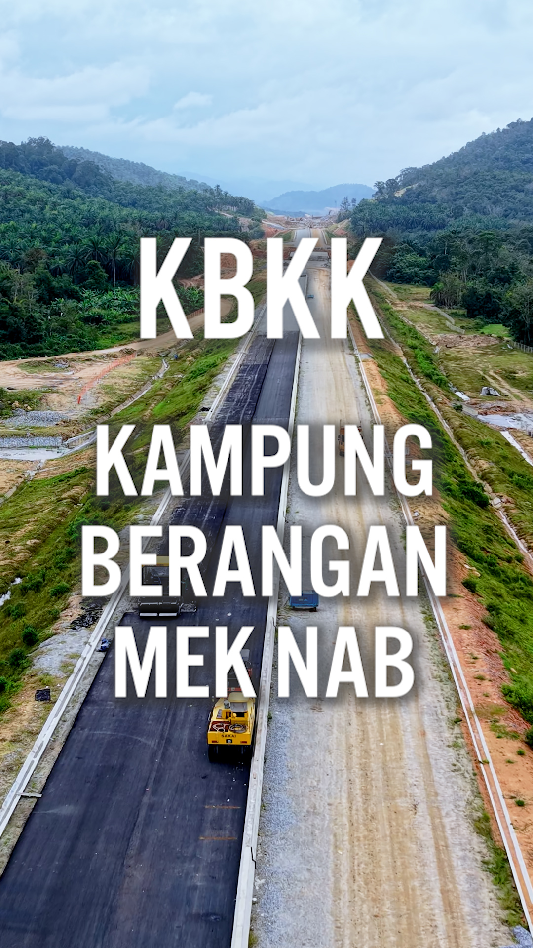Progres tar jalan di Lebuhraya KBKK, Kg. Berangan Mek Nab, Machang ...