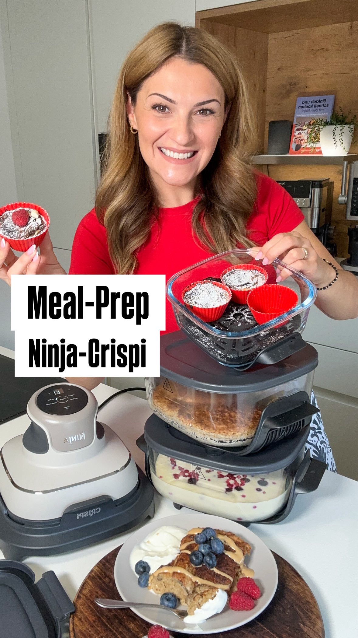 Anzeige/ 4 Süße und gesunde Meal-Prep Varianten 😍, Mit dem neuen Ninja-Crispi besondern schnell und einfach in der Zubereitung!, Mit unserem Rabatt-Code, DAILYFAMILY10
