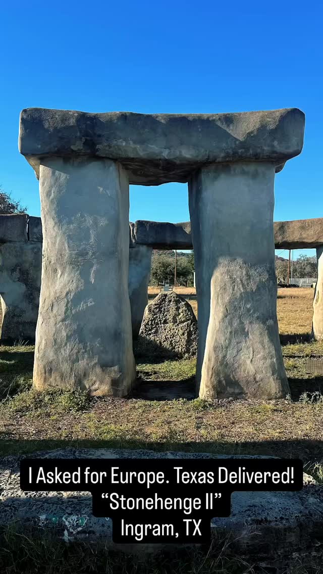Did you know you can see Stonehenge without leaving the Texas Hill