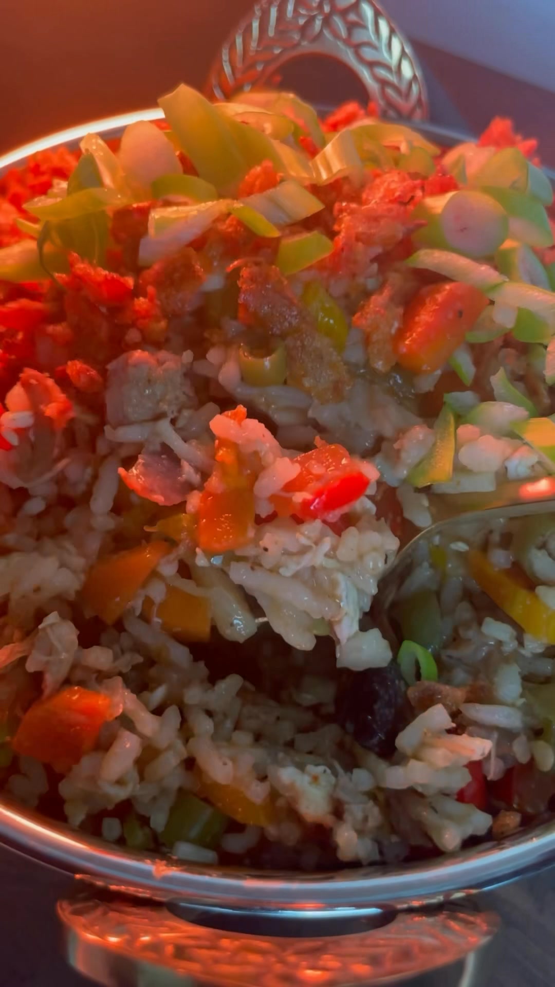 Mayai Fried Rice - Colourful veggies, juicy chicken, fluffy rice, and ...