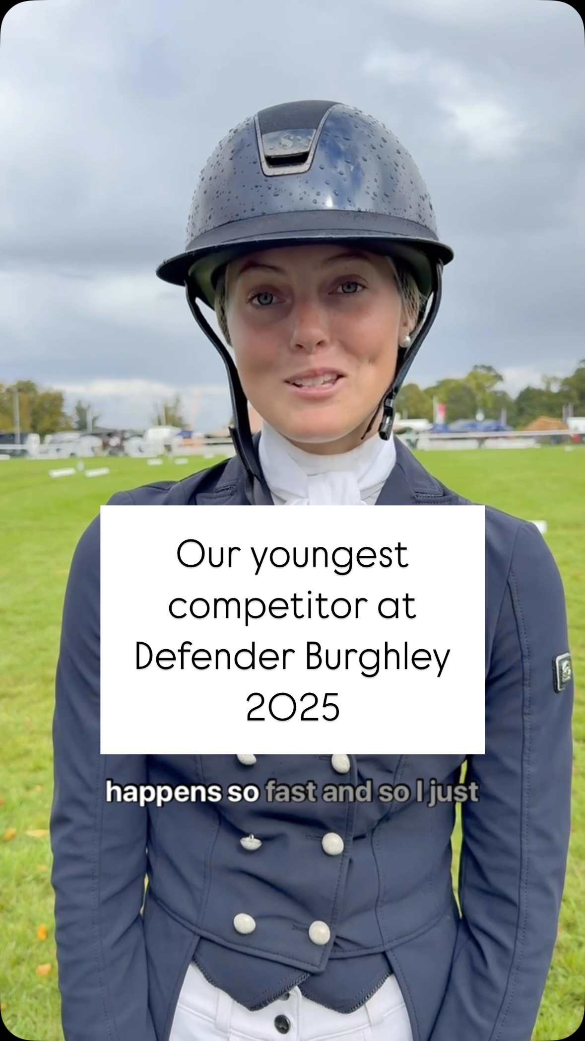 Cassie Sanger (USA) is the youngest rider in this year’s field, making ...