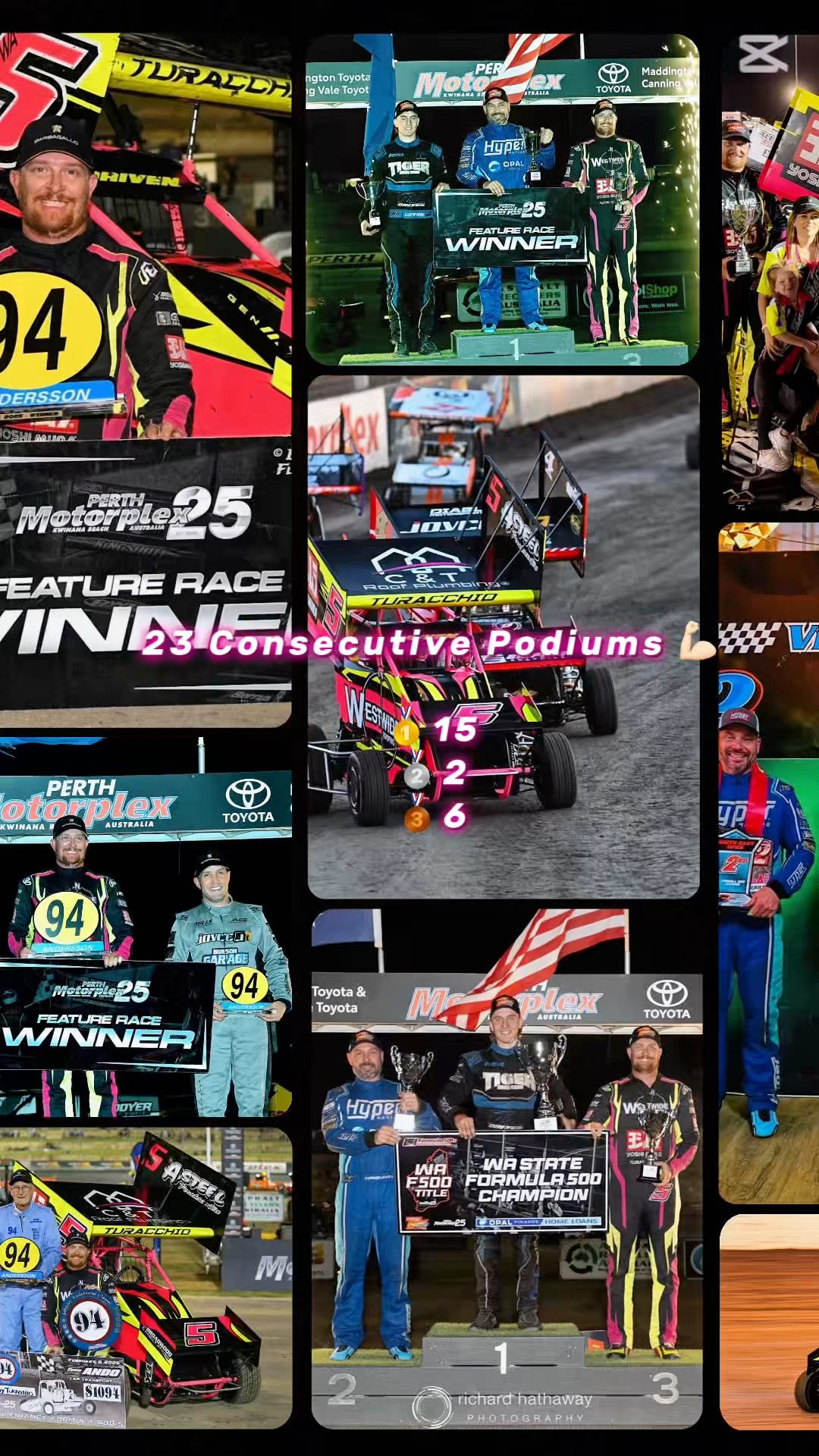 23 consecutive podiums 🏁🔥 🥇15 • 🥈2 • 🥉6 All comes down to research ...