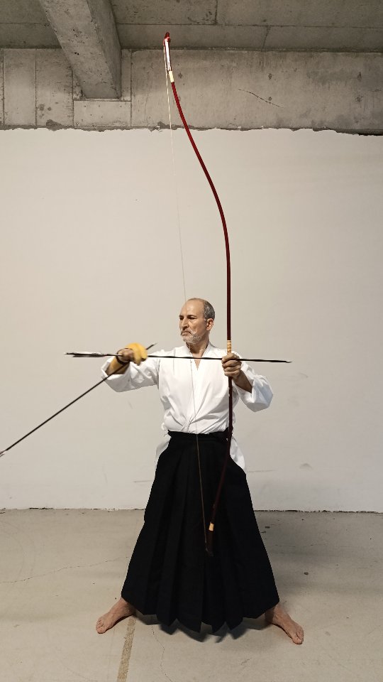 Japanese archery shooting sequence by Professor Inagaki Genshiro