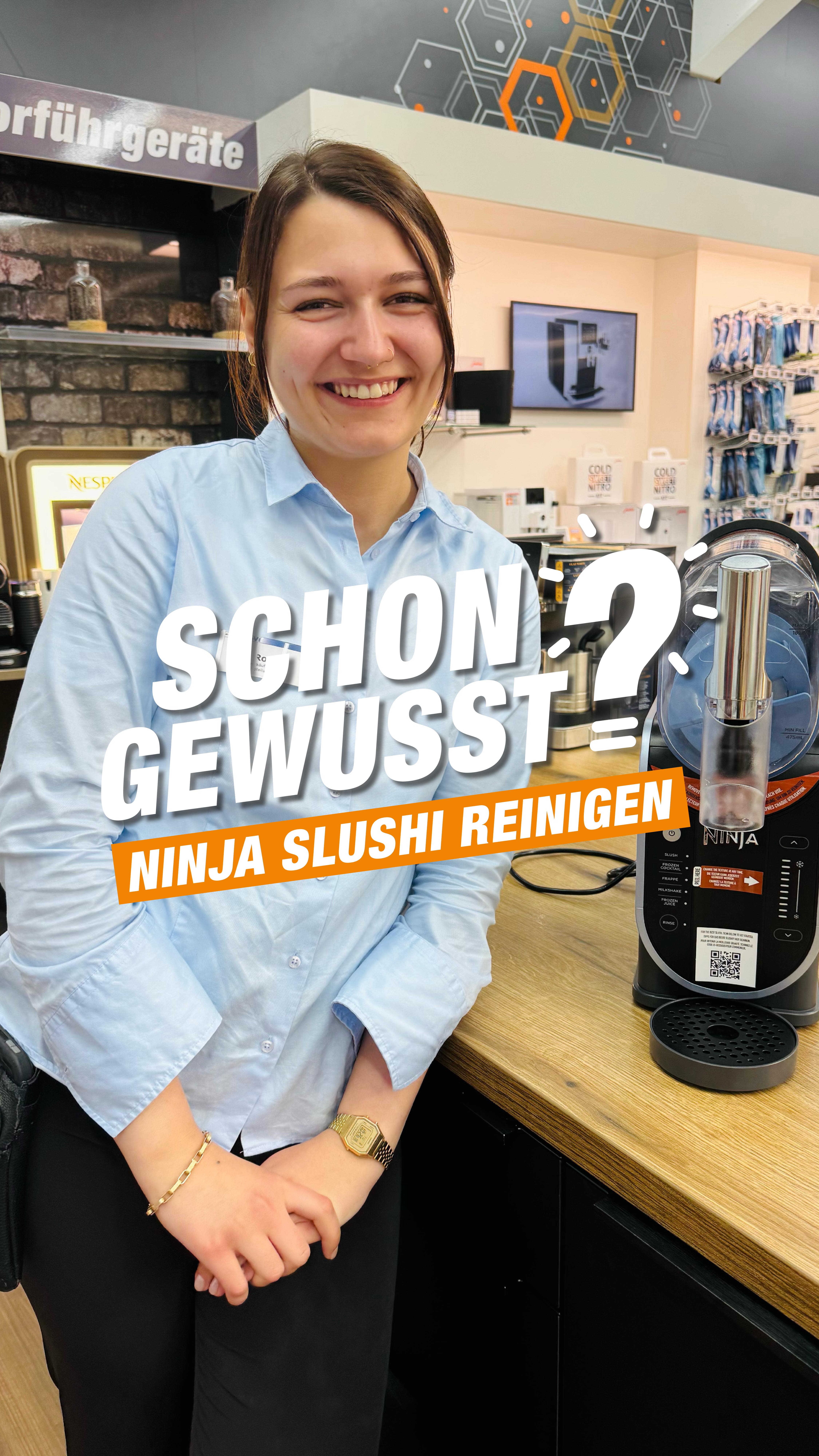 Schon gewusst? 💡, Wie reinigt man eigentlich die Ninja SLUSHI Maschine? 🧼 🧊, In diesem Video zeigen wir dir, wie einfach und schnell das geht, damit du direkt wieder losmixen kannst 💥🍹, ✅ Schnell, ✅