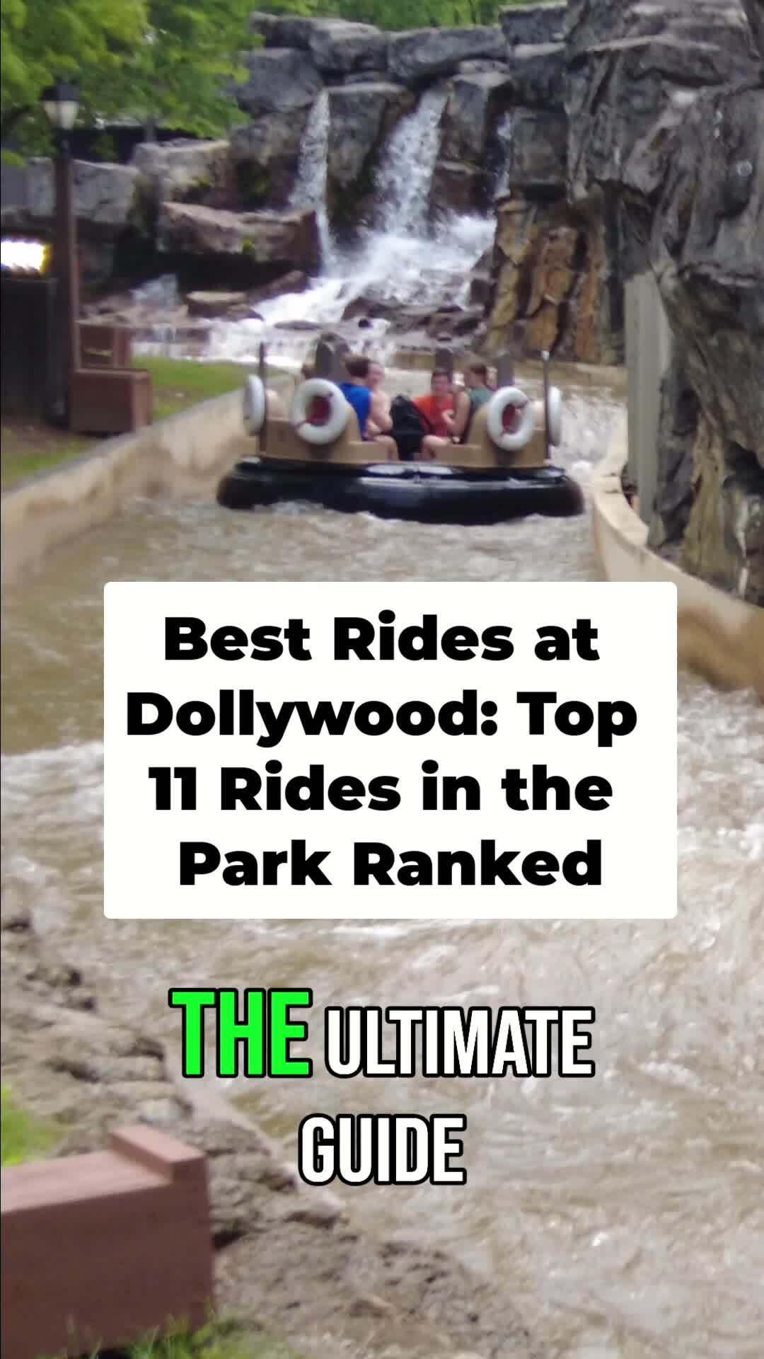 🦋🎢 Best Rides at Dollywood: Top 11 Rides in the Park Ranked #dollywood ...