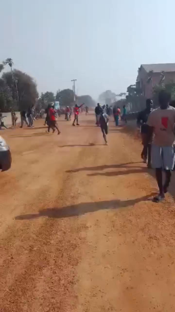 Riots in Chililabombwe Riots broke out today in the Second Class area ...