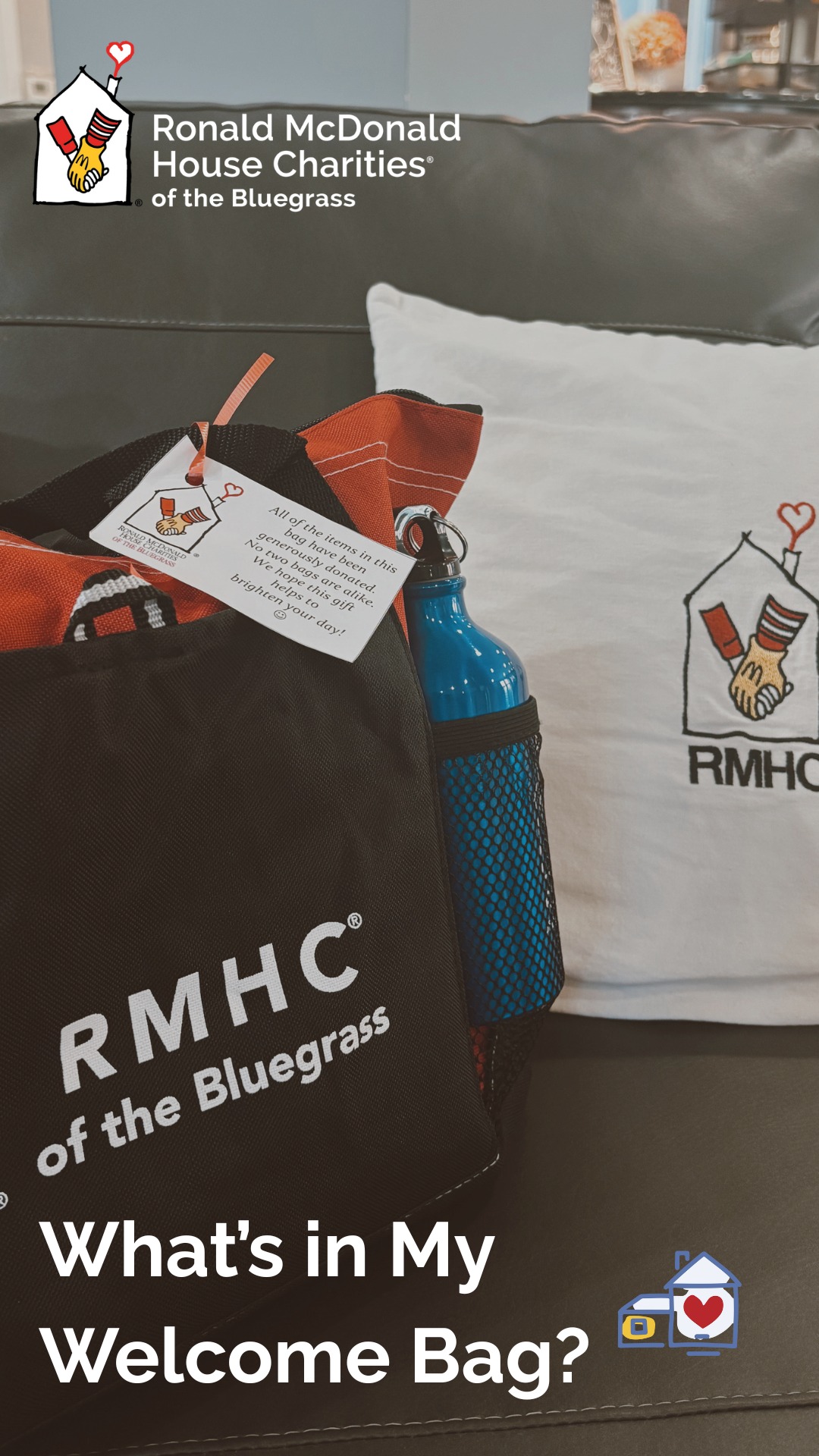 🎒 What’s in my bag? RMHC edition! 🏠 ️ Take a peek inside one of the ...