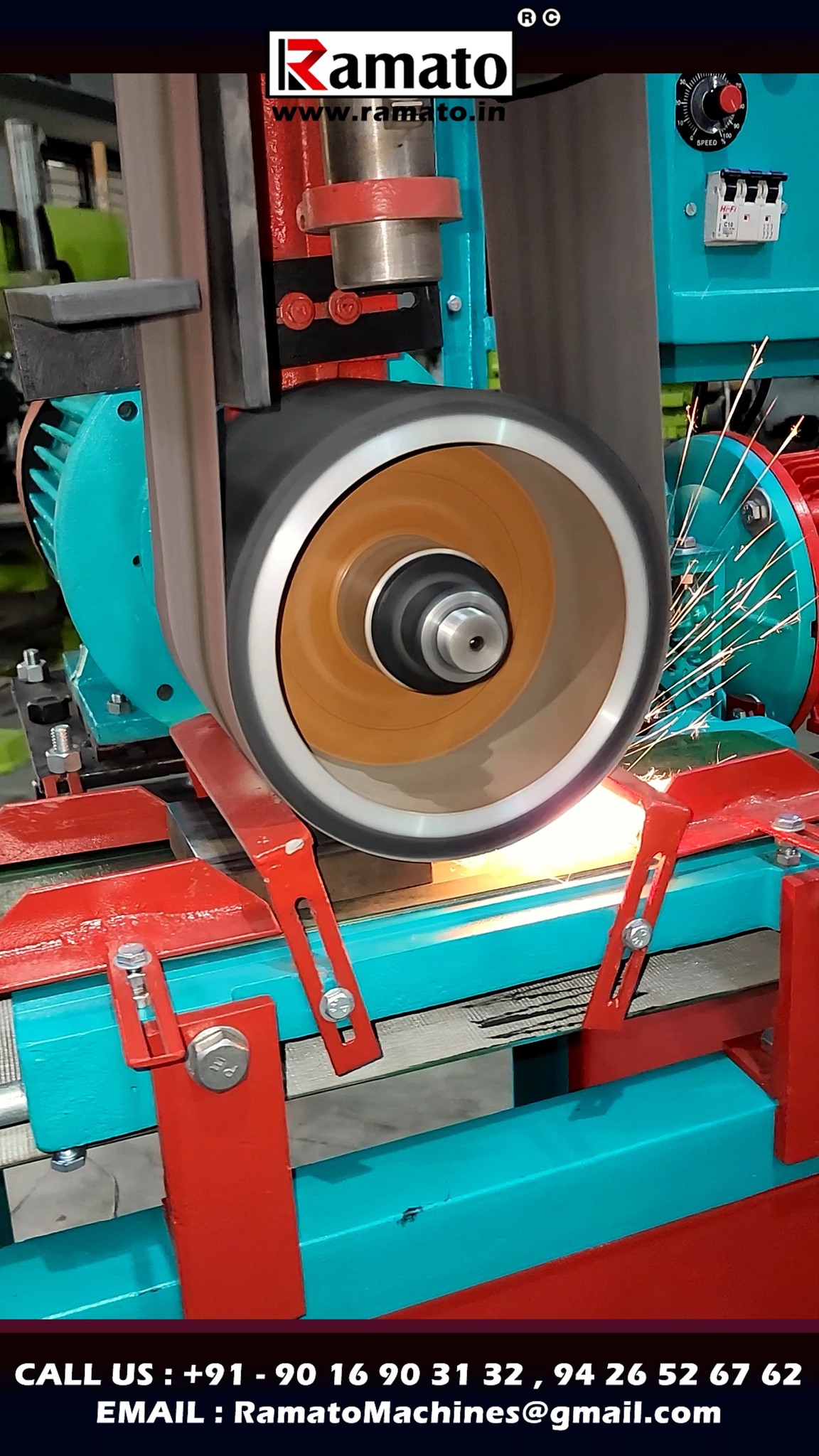 Automatic Flat Surface Finishing & Polishing Buffing Machine ...