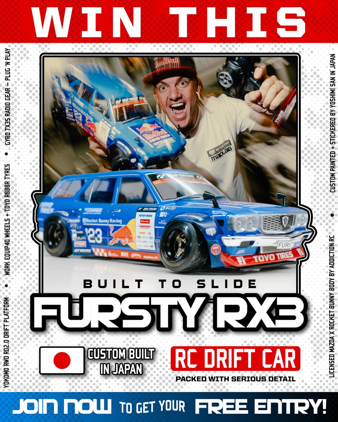WIN this Custom Built RC Drift Beast 🔥 Hand-made in Japan. Rocket