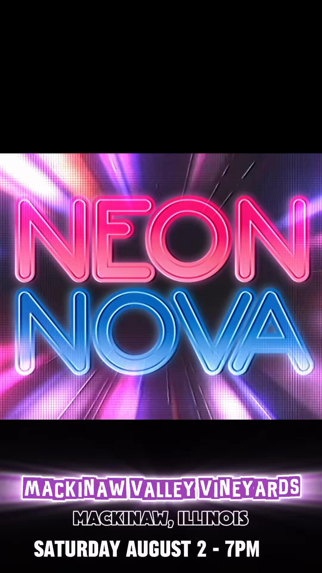 Next stop…Mackinaw!!! Saturday, Aug 2…7pm | NEON NOVA | Facebook