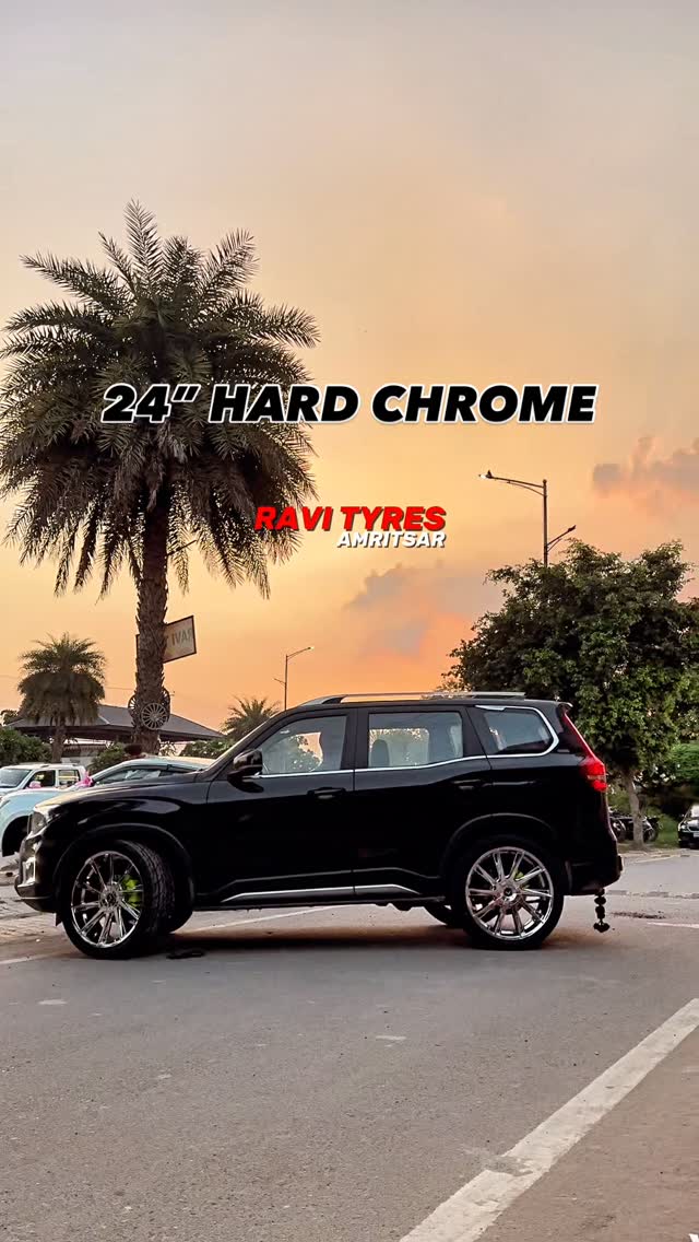 SHARE to your SCORPIO owner friend 24” HARDCHROME direct fitment whees ...