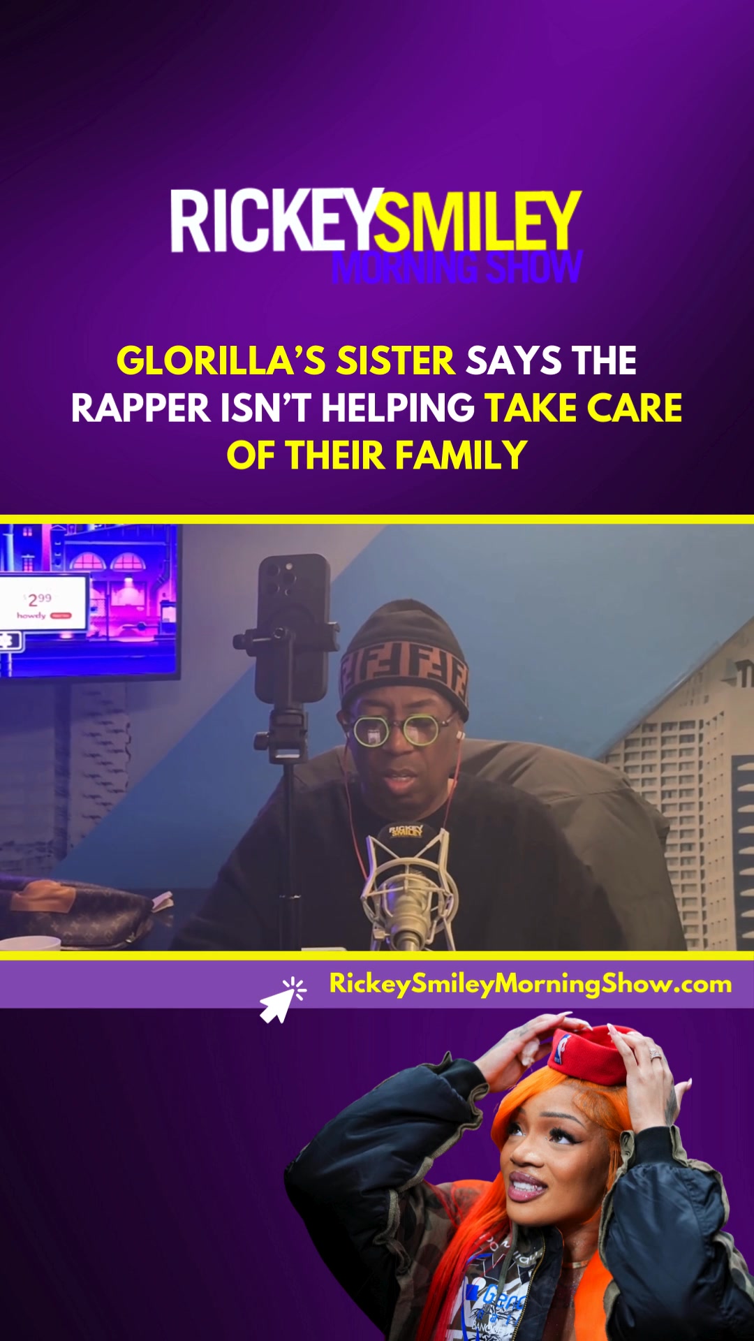 #GloRilla is pushing back after her sister publicly accused her of ...