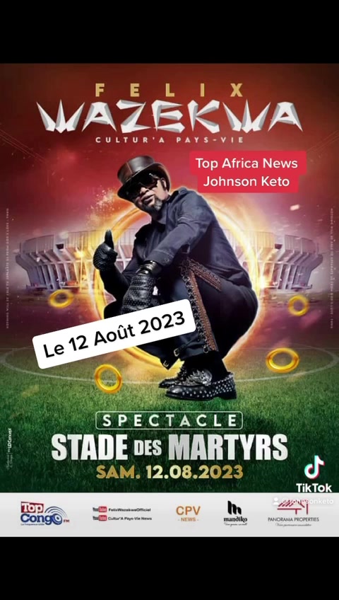 🔥🔥🔥🔥🇨🇩Le 12 Août 2023, ça serait doux avec FÉLIX WAZEKWA AU STADE DES ...