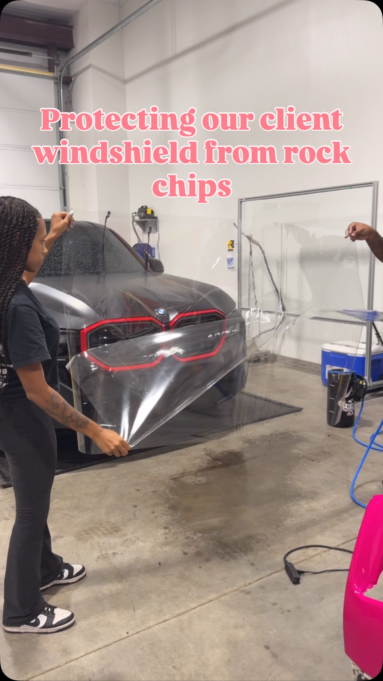 Using @solargardwindowfilm Windshield Protection film for the first ...