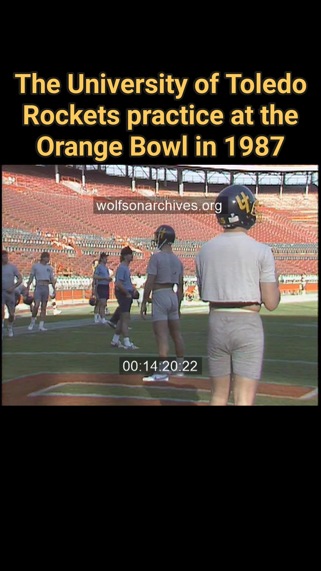 November 20, 1987: Toledo head coach Dan Simrell is interviewed while ...
