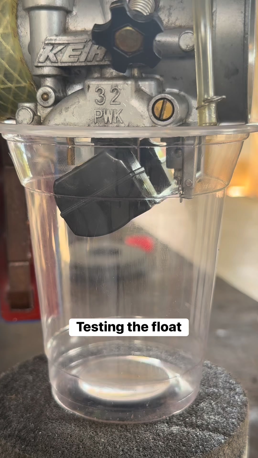 Carburetor float test #carburetor #highlightsシ゚ #usareels #mechanic # ...