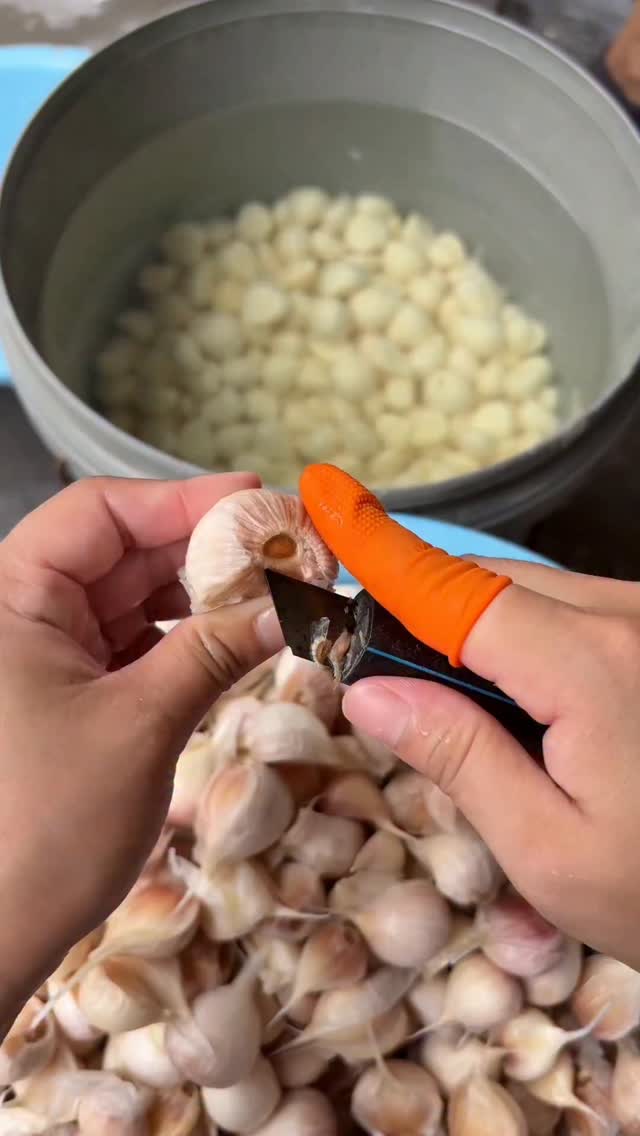 Sarımsak nasıl soyulur 🧄🔪🔊🤔 #fruit #vegetable #onion #garlic #farmer ...