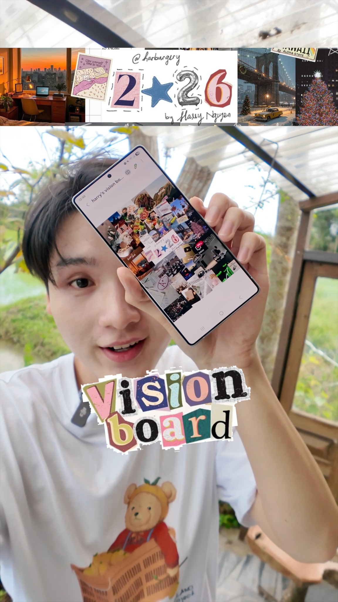 Lần đầu làm Vision Board cho năm 2026 rực rỡ🤩🙏🏻 #harburgery #schannel ...