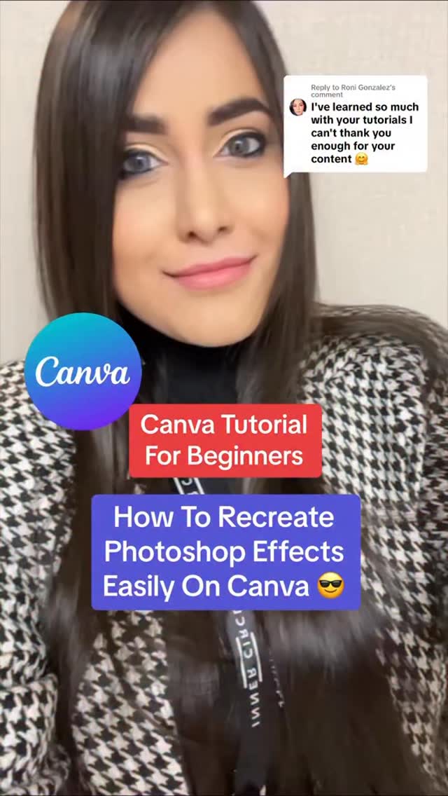Canva Tutorial - Recreating A Photoshop Design Using Canva 🥰 # ...