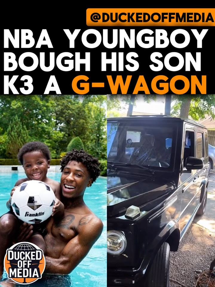 NBA YoungBoy just copped his son K3 a whole G-Wagon 🚘🔥 Would you